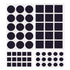 Round and Square Magnets with Adhesive Backing